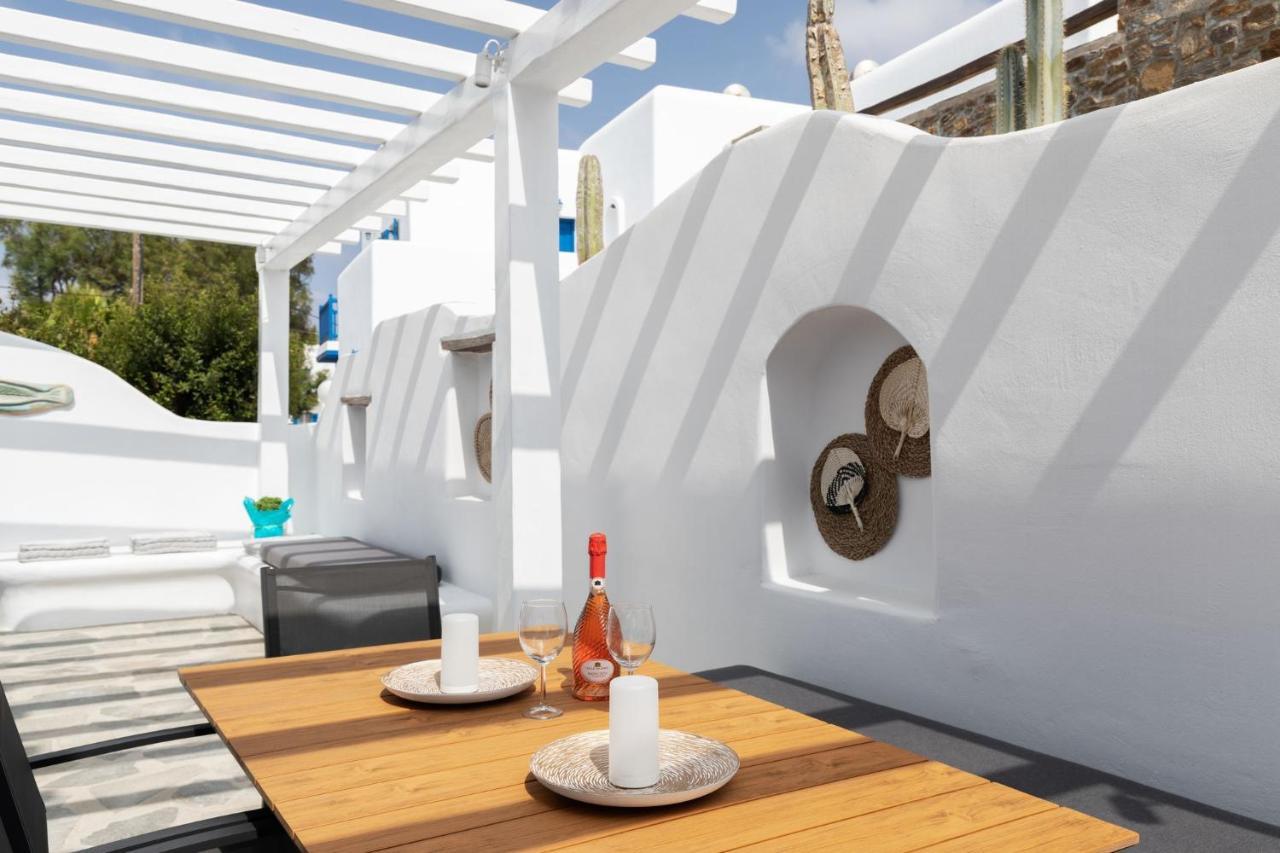 Ivi Mykonean Suites Mimoza Ornos Beach Exterior photo